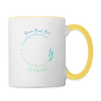 Blue Turtle Karma Beach - Contrasting Mug - white/yellow - Right