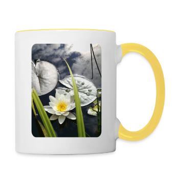 WATER LILY - Contrasting Mug - white/yellow - Right