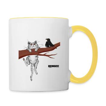 Hang in there 06 - Contrasting Mug - white/yellow - Right