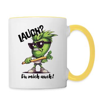 Leek - Contrasting Mug - white/yellow - Right