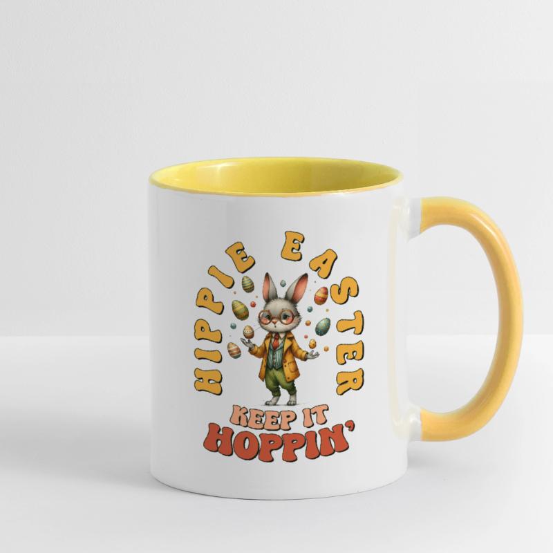 Easter Easter Bunny Easter Eve Easter Sunday Easter Egg Spring Contrasting Mug