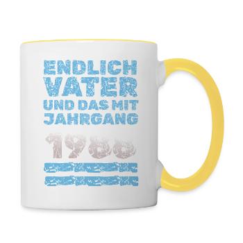 1988 - Contrasting Mug - white/yellow - Right