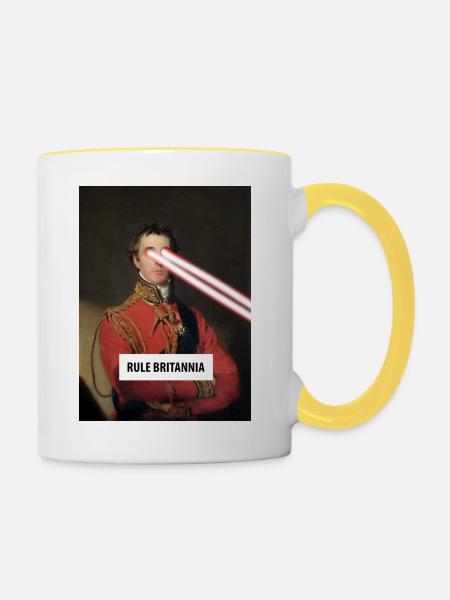 Super Duke - Tasse zweifarbig - Weiß/Gelb