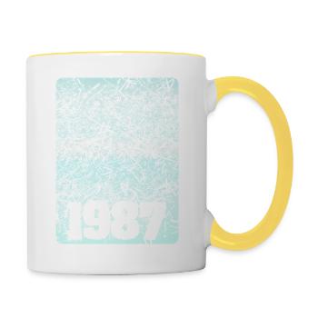 Figure 1987 - Contrasting Mug - white/yellow - Right