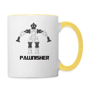 Pawnisher - Contrasting Mug - white/yellow - Right