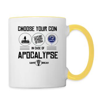 Choose Your Con - Tasse zweifarbig - Weiß/Gelb - Rechts