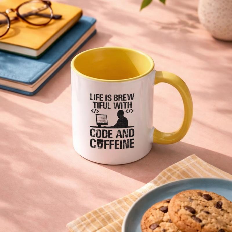 Kaffee-Codierung Programmierer Programmierer Entwickler Nerd Coff Tasse zweifarbig