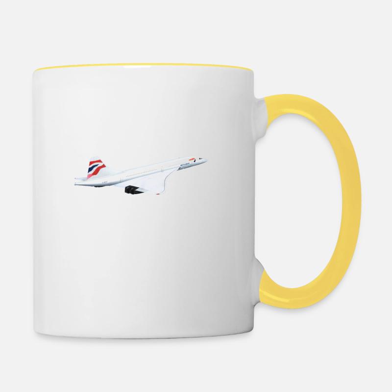 Concorde - Contrasting Mug - white/yellow