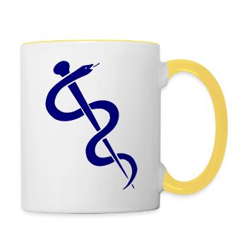 doc93 - Tasse zweifarbig - Weiß/Gelb - Rechts
