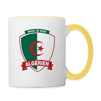 Algerien Parfait - Mug contrasté - blanc/jaune - Droite
