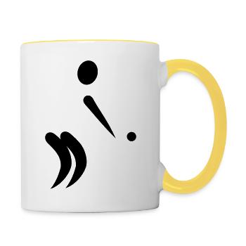 Boule - Contrasting Mug - white/yellow - Right