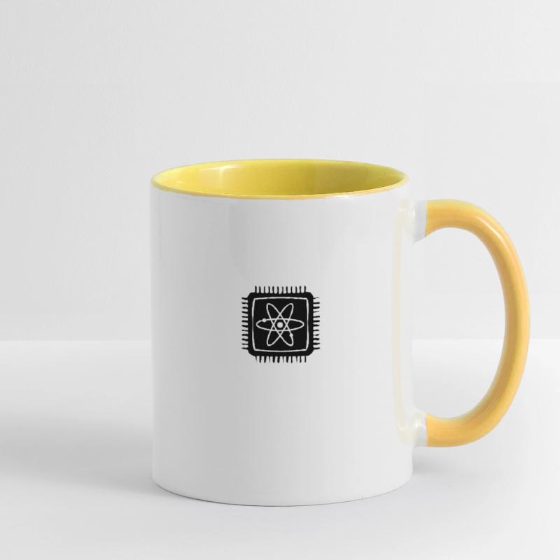 Quantum Computer Quantum Computer Physics Atom Chip Contrasting Mug
