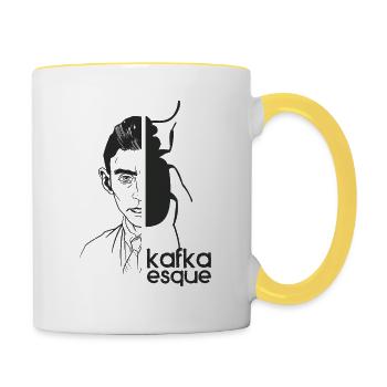 Literature German Studies Metamorphosis - Contrasting Mug - white/yellow - Right