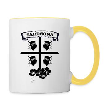 Sardegna - Contrasting Mug - white/yellow - Right
