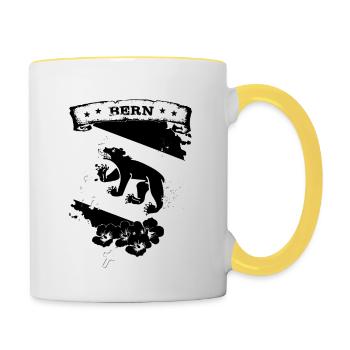 Bern - Contrasting Mug - white/yellow - Right