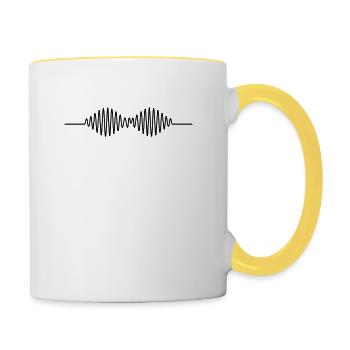 Uploaded - Contrasting Mug - white/yellow - Right