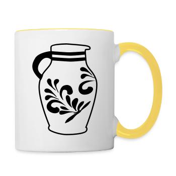 Bembel Design - Contrasting Mug - white/yellow - Right