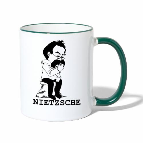 Nietzsche - Taza en dos colores