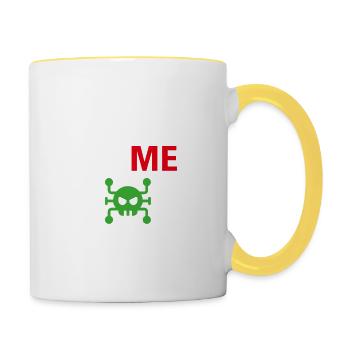 Es klingt griechisch für mich - Humor Programmers 01 - Tasse zweifarbig - Weiß/Gelb - Rechts