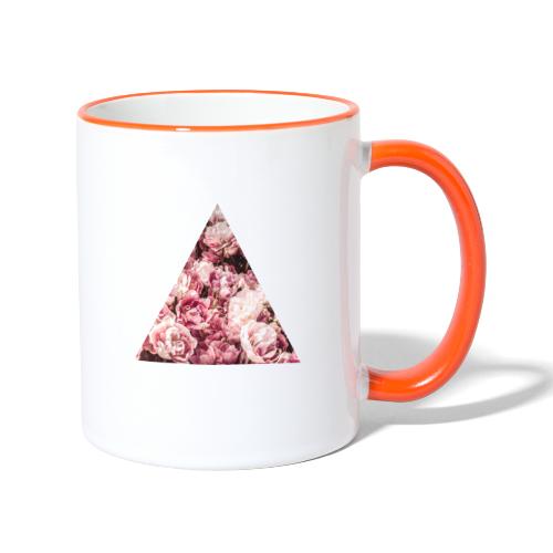 Rose triangle - Mug contrasté