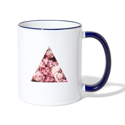 Rose triangle - Mug contrasté