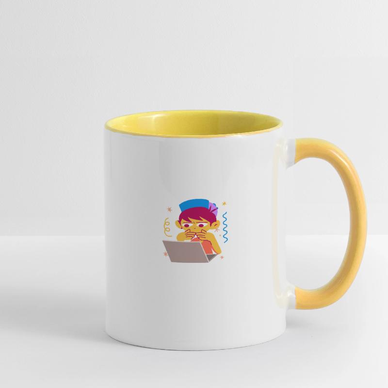 Coding Coder Programmierer Tasse zweifarbig