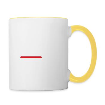 Wing Chun loading - Tasse zweifarbig - Weiß/Gelb - Rechts