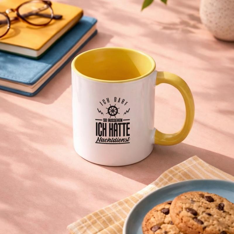 Je pourrais ressembler à ça, j'avais un quart de nuit Mug contrasté