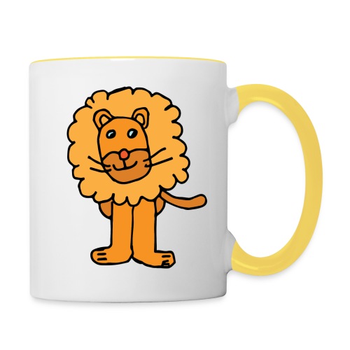Lion png - Mug contrasté