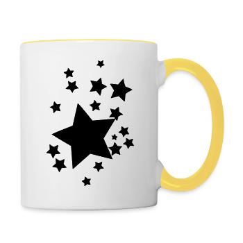 star - Contrasting Mug - white/yellow - Right