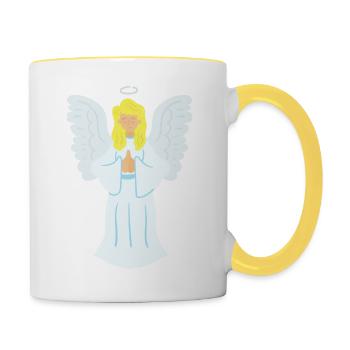 Angel - Contrasting Mug - white/yellow - Right