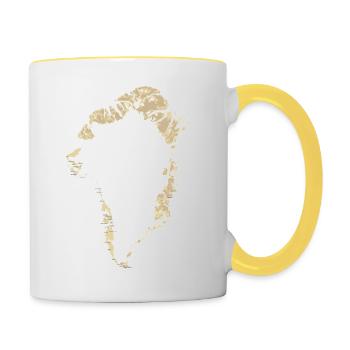 Grönland - Tasse zweifarbig - Weiß/Gelb - Rechts