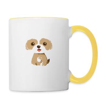 Unleash the Beast - Contrasting Mug - white/yellow - Right