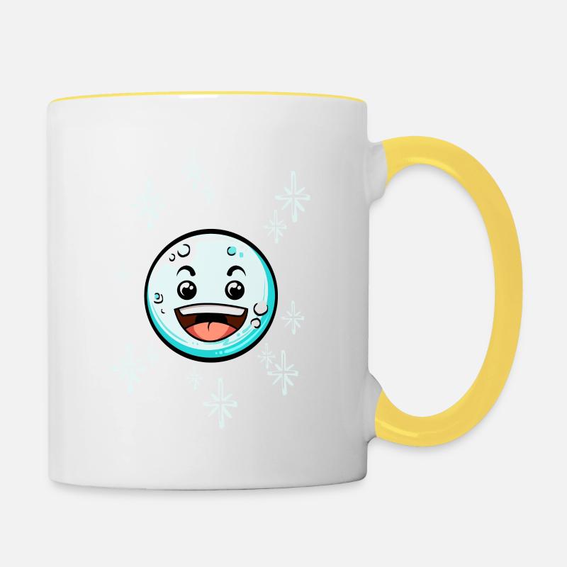 Snowball #1/9 - Contrasting Mug - white/yellow