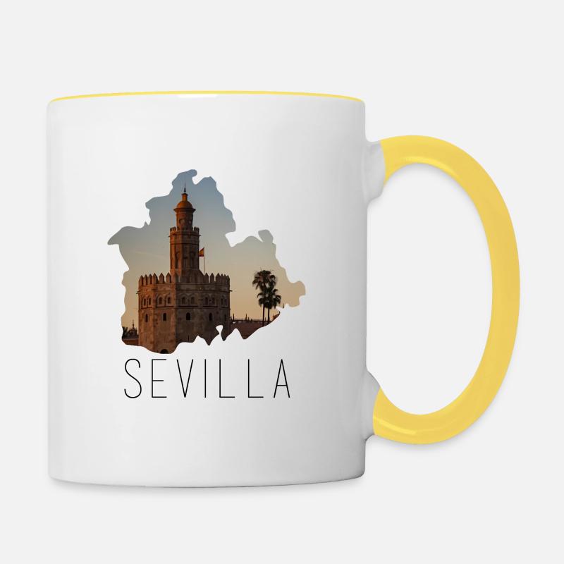 Torredel Oro - Contrasting Mug - white/yellow
