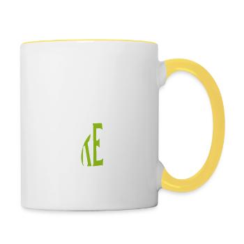 Elevate Your Rebel - Release Your Inner Child - Contrasting Mug - white/yellow - Right