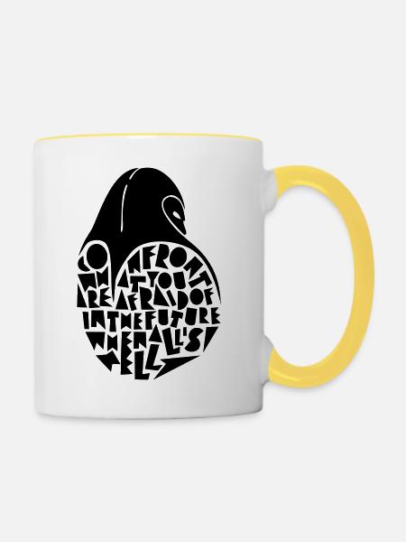 have no fear! - Tasse zweifarbig - Weiß/Gelb