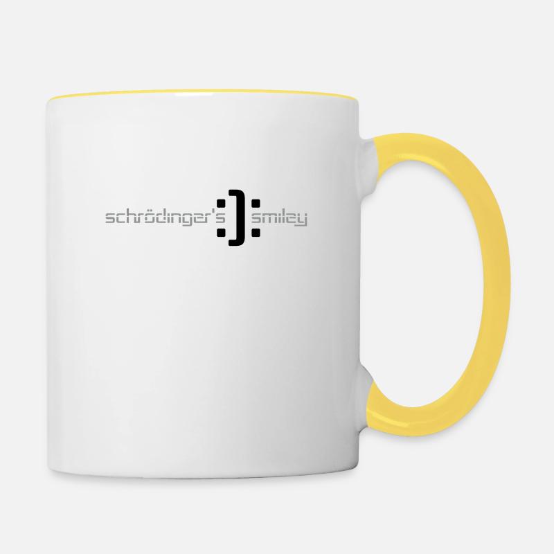Science - Mug contrasté - blanc/jaune
