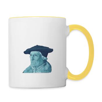100 Deutsche Mark (Grandpa Edition) - Tasse zweifarbig - Weiß/Gelb - Rechts