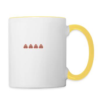 Furz Laden - Tasse zweifarbig - Weiß/Gelb - Rechts