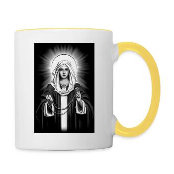 Maria - Contrasting Mug - white/yellow - Right