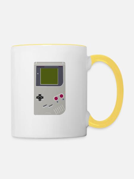 Game Boy - Tasse zweifarbig - Weiß/Gelb