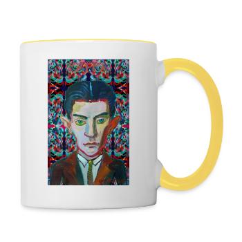 kafka 2 - Contrasting Mug - white/yellow - Right
