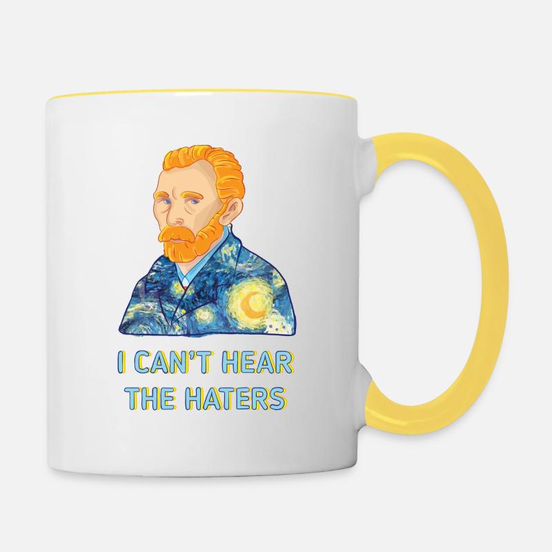 Vincent Van Gogh - Mug contrasté - blanc/jaune