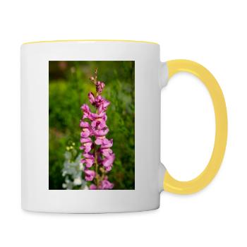 Muflier - Mug contrasté - blanc/jaune - Droite