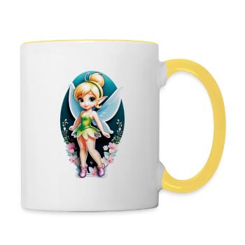 Little Fairy 5 - Contrasting Mug - white/yellow - Right
