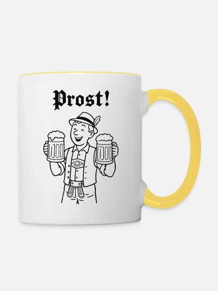 Bienen Junge - Tasse zweifarbig - Weiß/Gelb