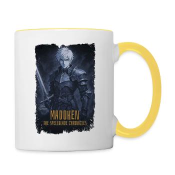 Ritter der Zauberklingen-Chroniken - Tasse zweifarbig - Weiß/Gelb - Rechts