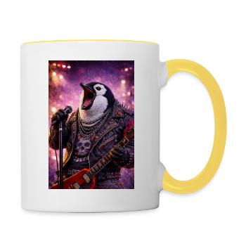 RockyZoo3 - Contrasting Mug - white/yellow - Right