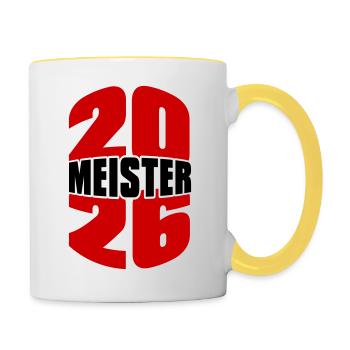 Champion 2026 Championship - Contrasting Mug - white/yellow - Right